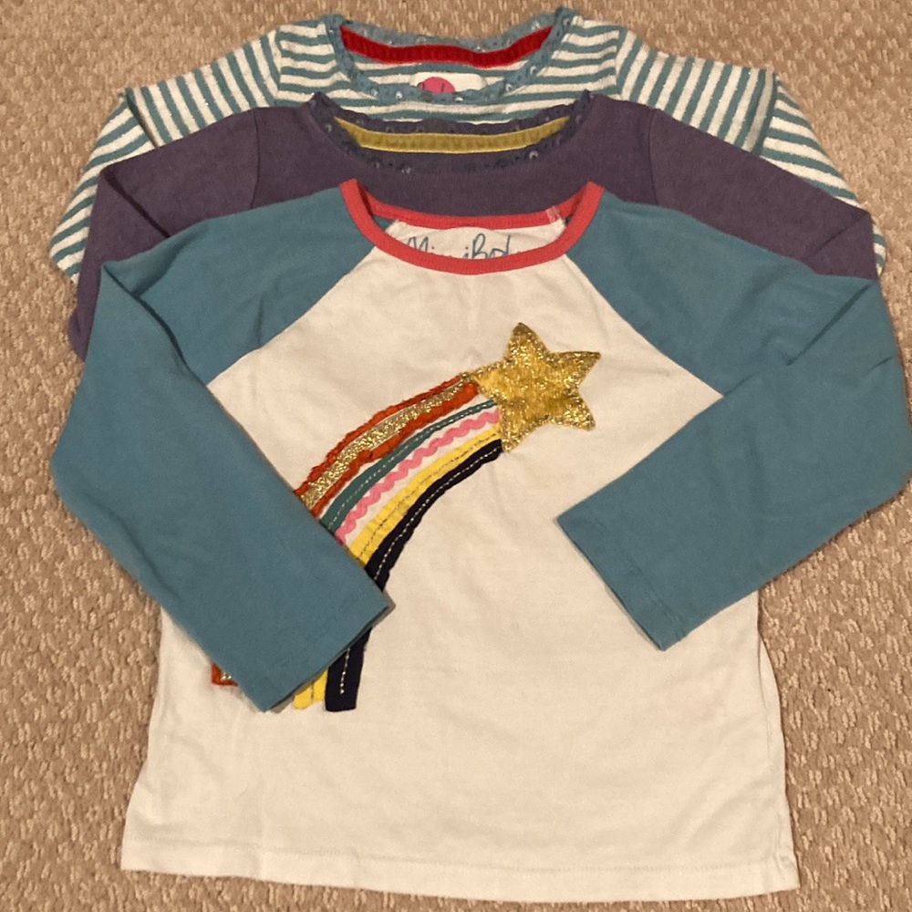 Mini boden set of 3 shirts